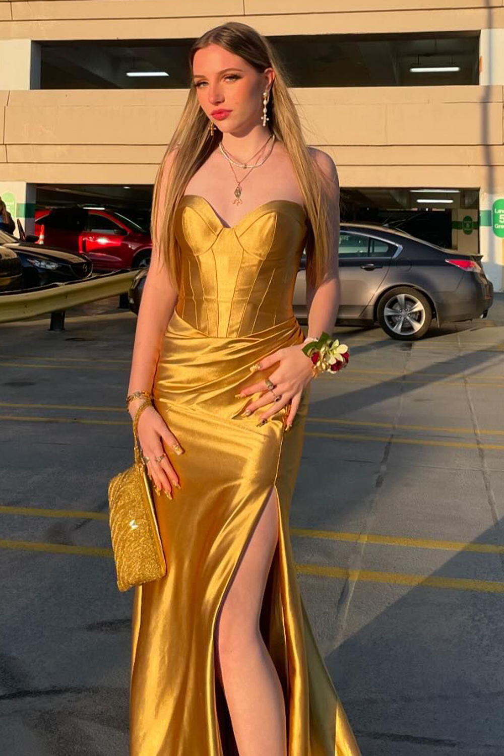 Gold Dress